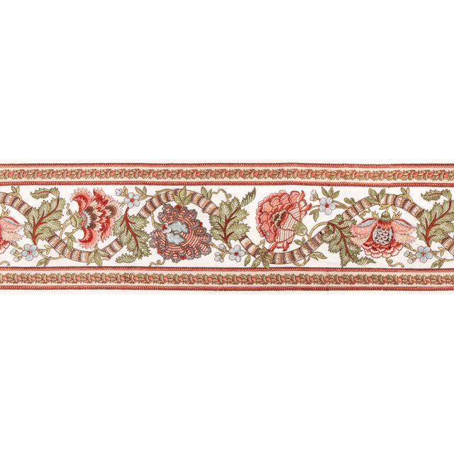 Brunschwig & Fils LAURIS BORDER APRICOT/SAGE Trim