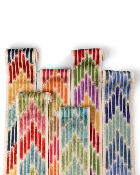 Brunschwig & Fils CASCADE BORDER RED/BLUE Trim