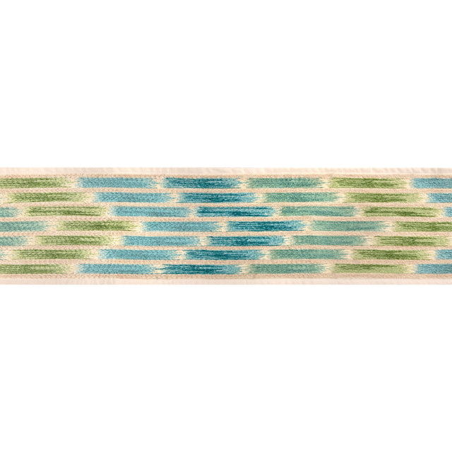 Brunschwig & Fils CASCADE BORDER TEAL/GREEN Trim