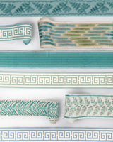 Brunschwig & Fils CASCADE BORDER TEAL/GREEN Trim