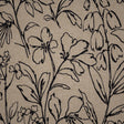Maxwell LOBELIA #205 CARBON Drapery Fabric
