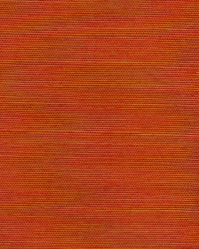 Winfield Thybony CHIYO SISAL TANGERINE Wallpaper