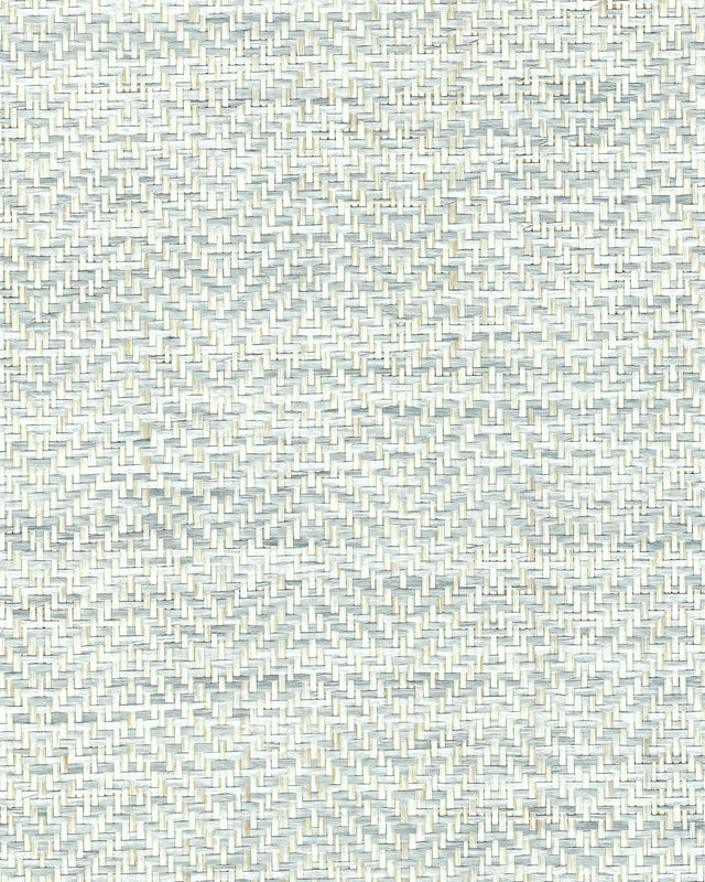 Winfield Thybony SAORI CHEVRON CLARITY BLUE Wallpaper