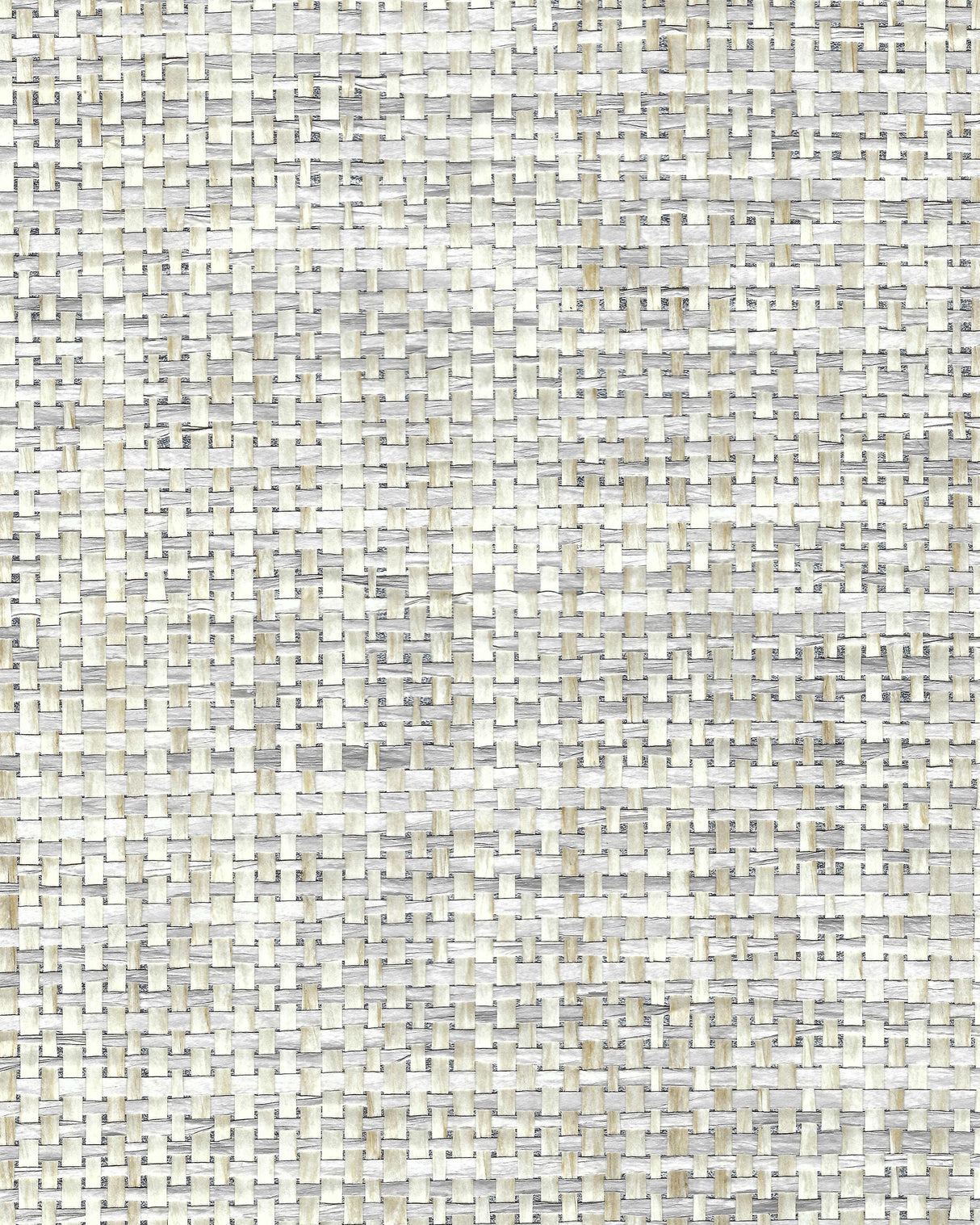 Winfield Thybony LARGE NOSHI WEAVE NATURAL SILVER Wallpaper