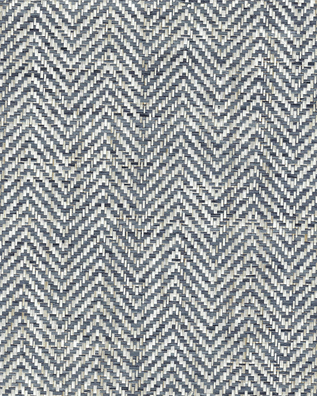 Winfield Thybony SAORI CHEVRON INDIGO Wallpaper