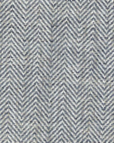 Winfield Thybony SAORI CHEVRON INDIGO Wallpaper