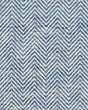Winfield Thybony SAORI CHEVRON MARINE BLUE Wallpaper