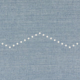 Schumacher Rivet Stripe Sisal Chambray Wallpaper