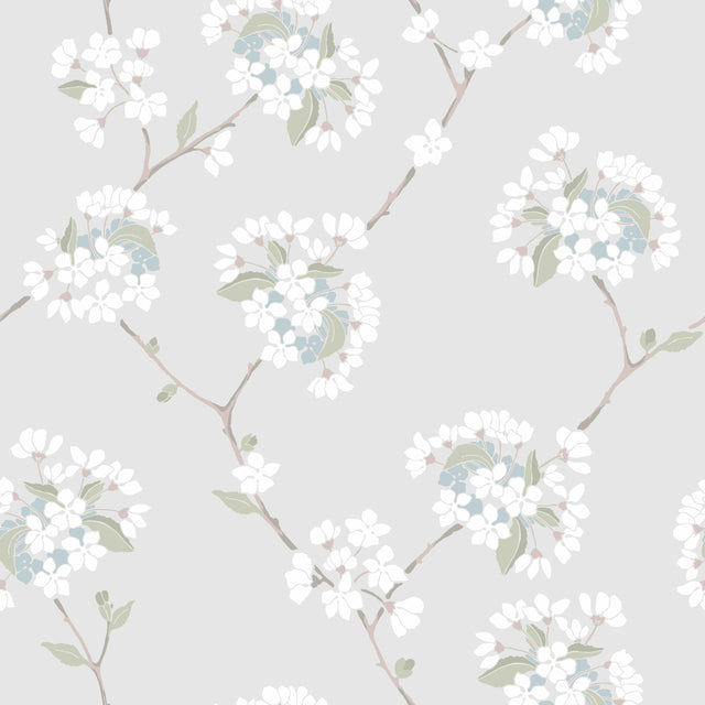 Winfield Thybony WILMA CORNWALL GREY Wallpaper