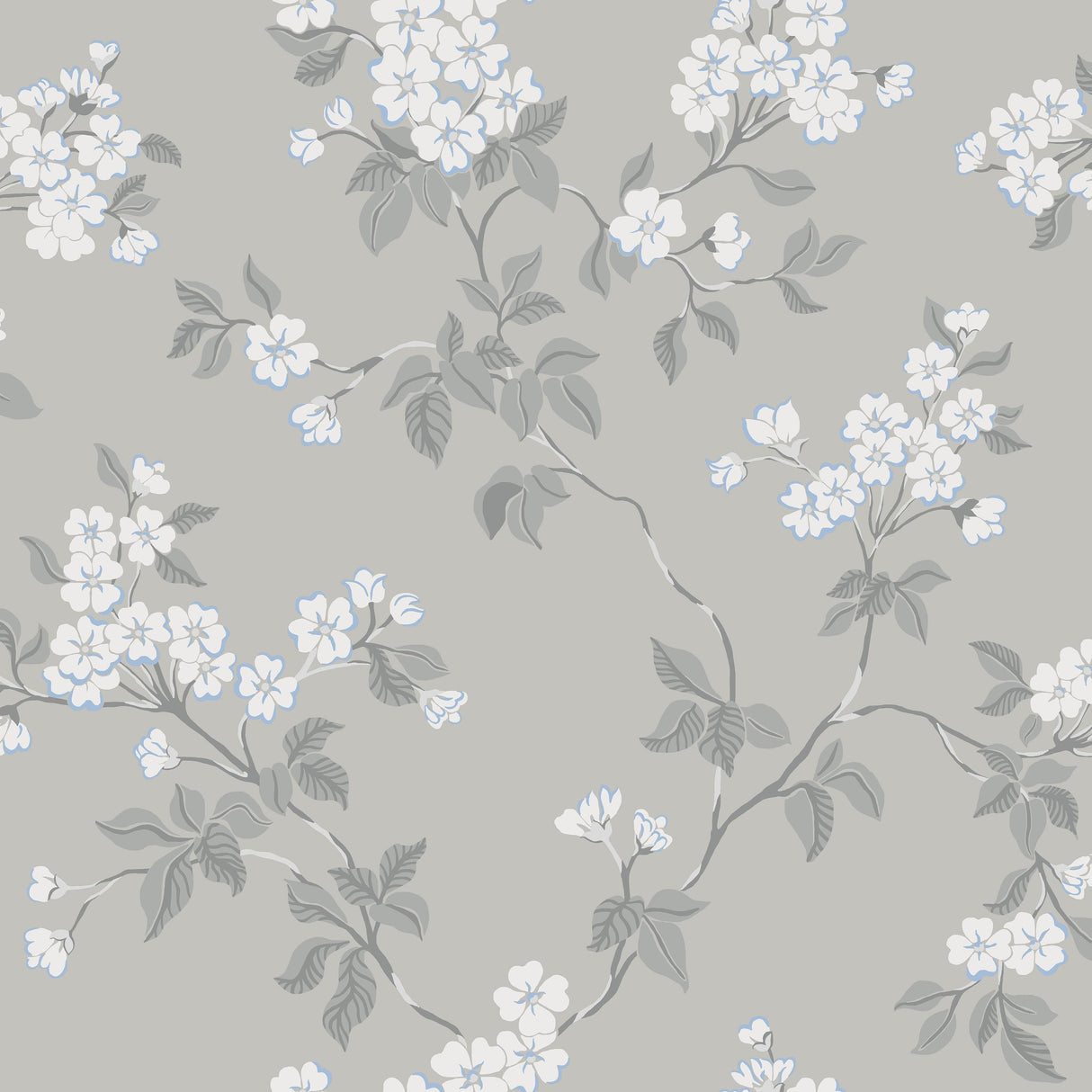 Winfield Thybony BLOMMA GREY Wallpaper