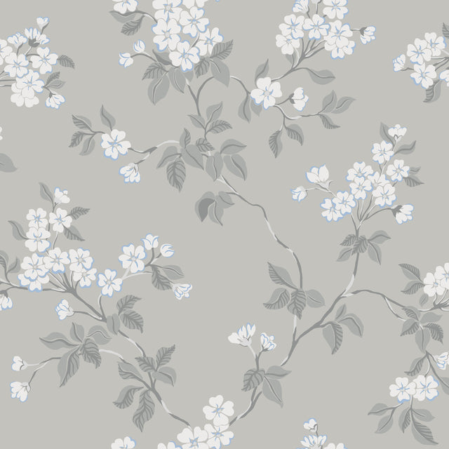 Winfield Thybony BLOMMA GREY Wallpaper