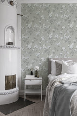 Winfield Thybony BLOMMA GREY Wallpaper