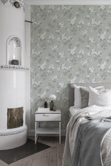 Winfield Thybony BLOMMA GREY Wallpaper