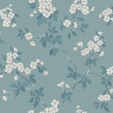 Winfield Thybony BLOMMA FEDERAL BLUE Wallpaper