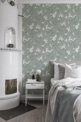 Winfield Thybony BLOMMA ROBIN'S EGG Wallpaper