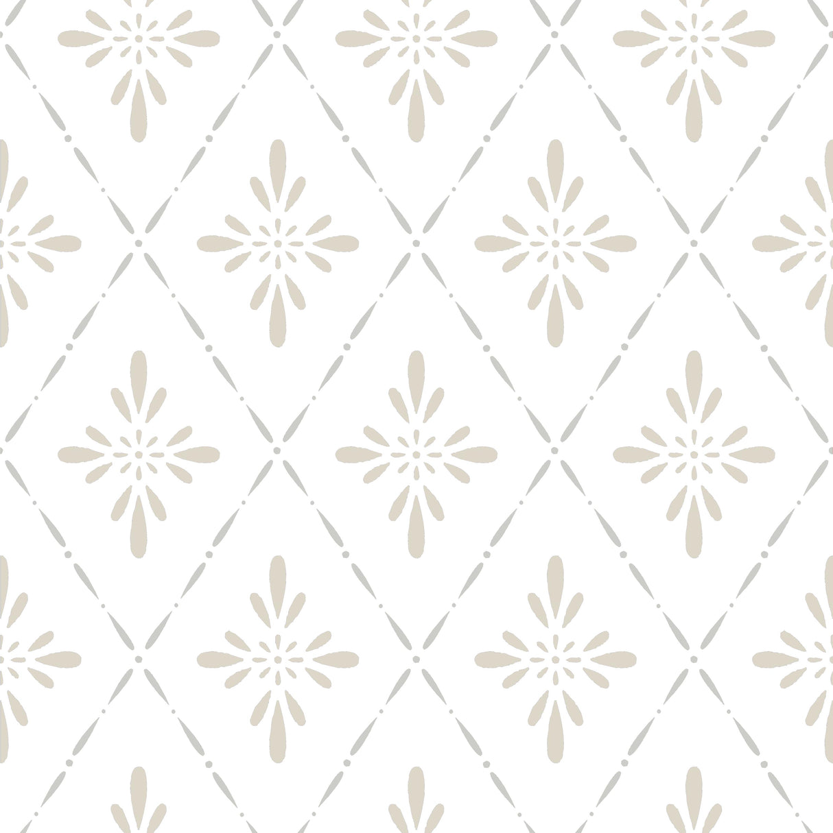 Winfield Thybony TRELLIAGE GREY Wallpaper