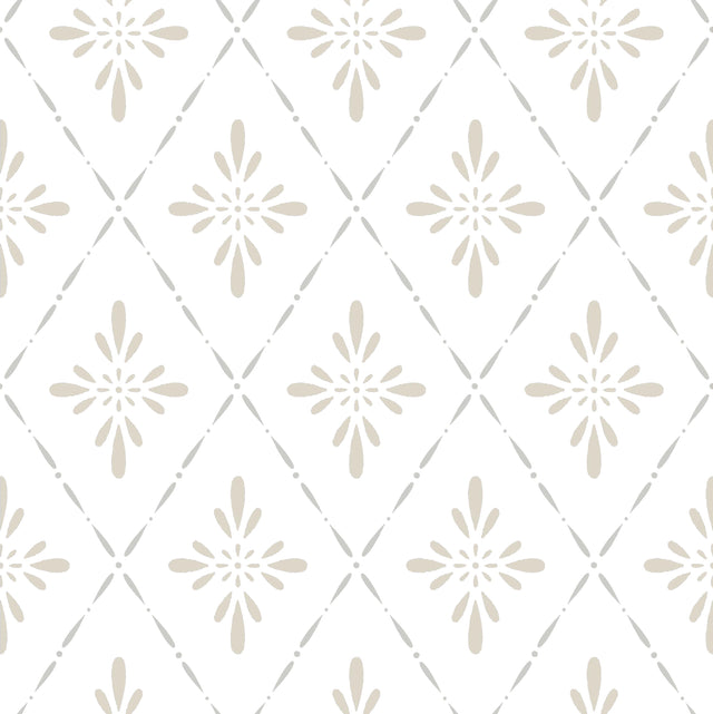 Winfield Thybony TRELLIAGE GREY Wallpaper