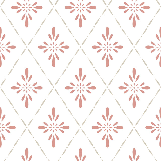 Winfield Thybony TRELLIAGE SIENNA Wallpaper