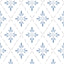Winfield Thybony TRELLIAGE BLUE Wallpaper