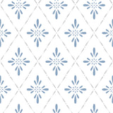 Winfield Thybony TRELLIAGE BLUE Wallpaper
