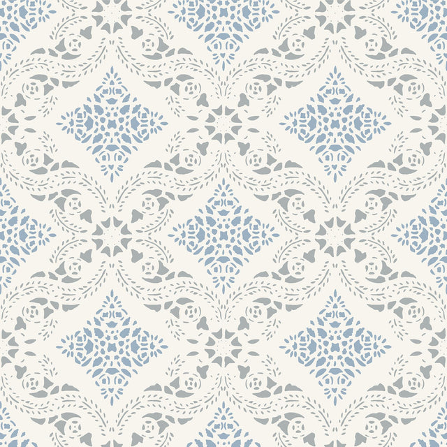 Winfield Thybony MORRISSEY BLUE Wallpaper