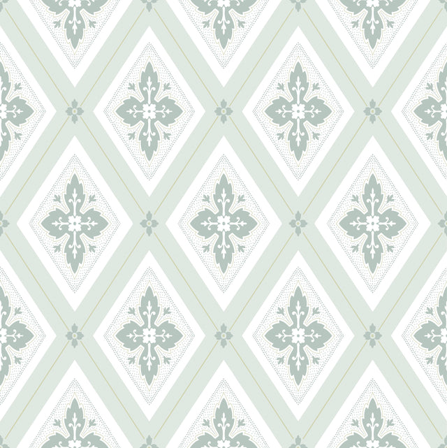 Winfield Thybony LILY GREY Wallpaper