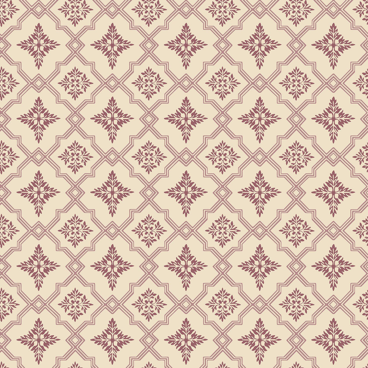 Winfield Thybony GABRIELA GEORGIAN RED Wallpaper