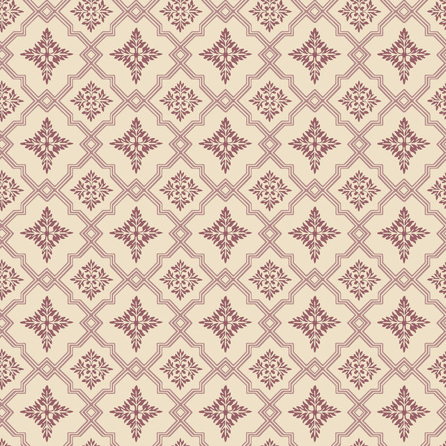 Winfield Thybony GABRIELA GEORGIAN RED Wallpaper