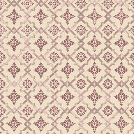 Winfield Thybony GABRIELA GEORGIAN RED Wallpaper