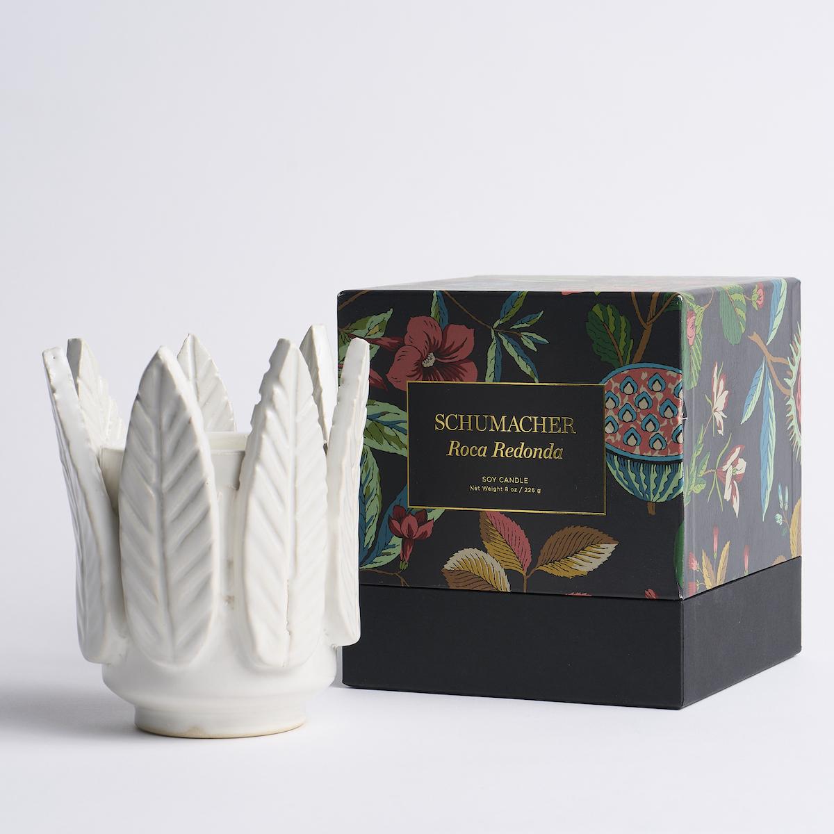 Schumacher Carbon & Multi 3.75" x 4.25" Roca Redonda Candle