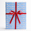 Schumacher Sky 37" x 24" Leaping Leopards Wrapping Paper