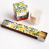 Schumacher Primary 3.75" x 4.25" Citrus Garden Candle