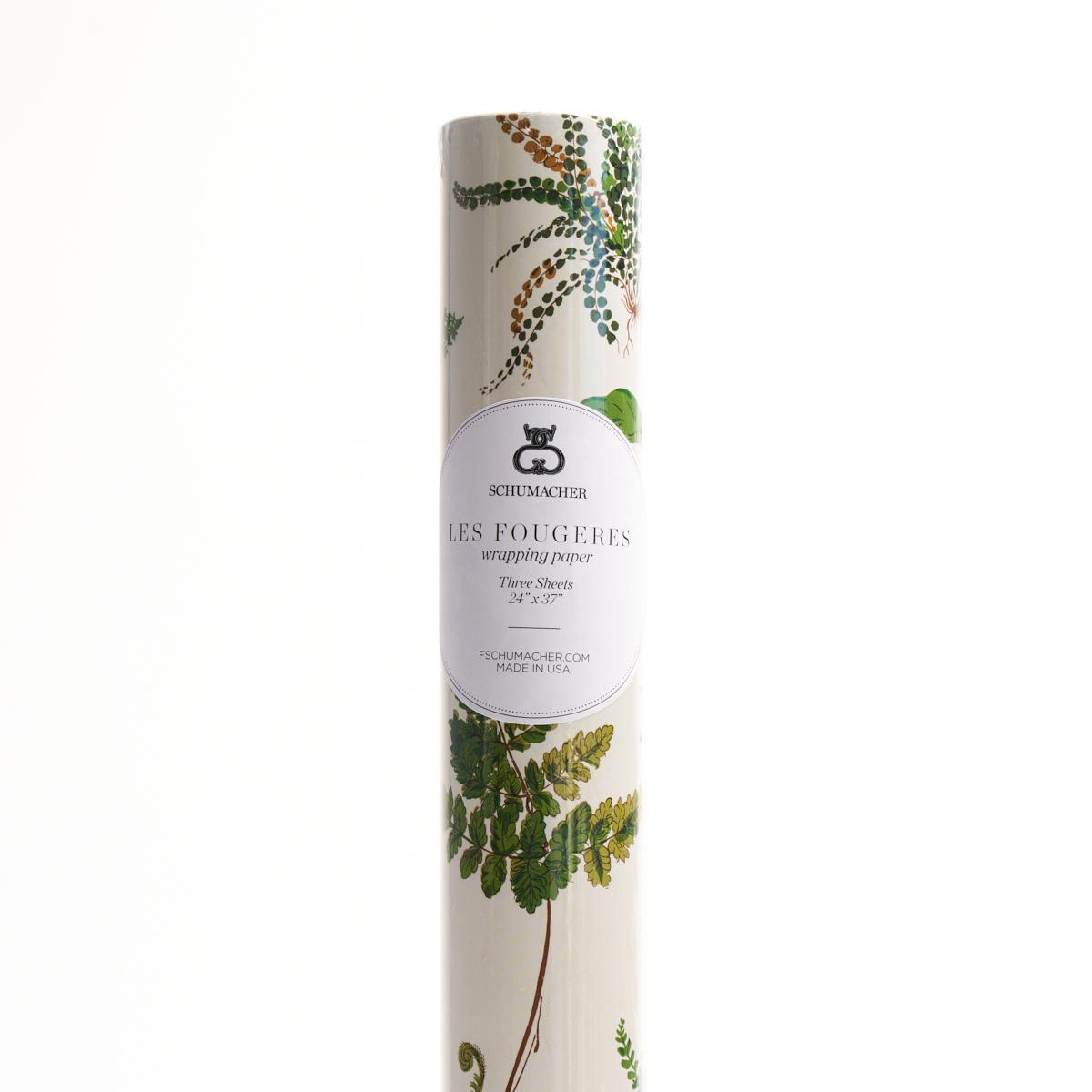 Schumacher Document 37" x 24" Les Fougeres Wrapping Paper