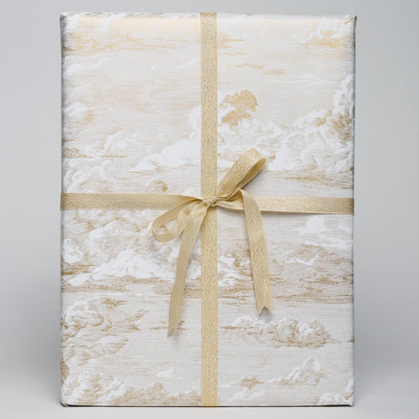 Schumacher Champagne 37" x 24" Cloud Toile Wrapping Paper