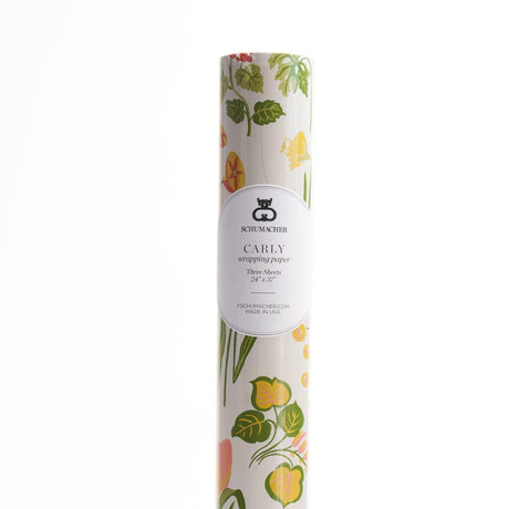 Schumacher Pink 37" x 24" Carly Wrapping Paper