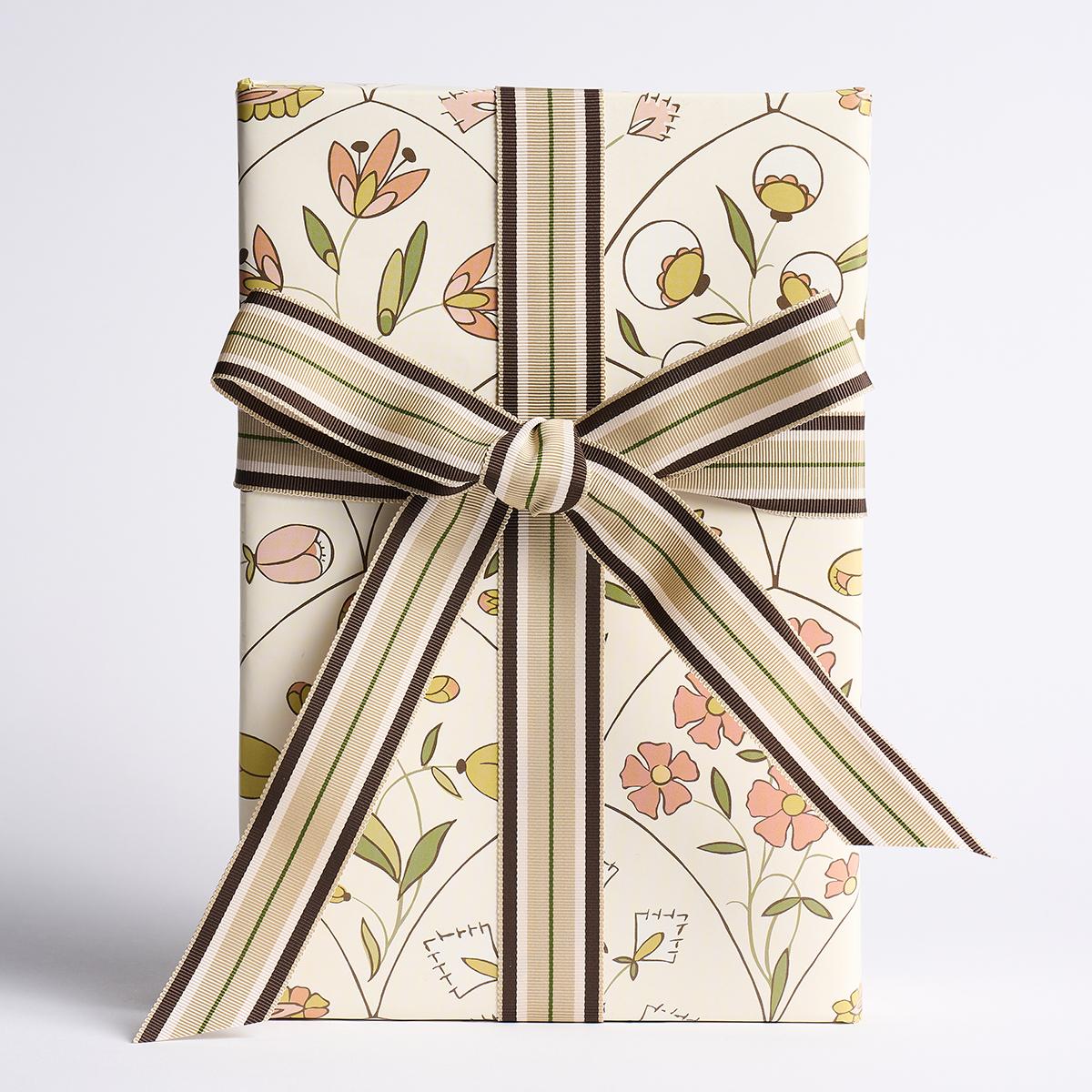 Schumacher Petal 37" x 24" Frances Floral Wrapping Paper