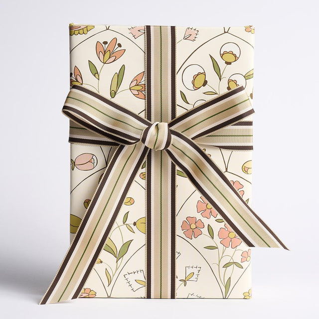 Schumacher Petal 37" x 24" Frances Floral Wrapping Paper