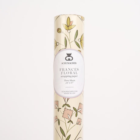 Schumacher Petal 37" x 24" Frances Floral Wrapping Paper