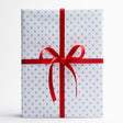 Schumacher Blue 37" x 24" Astral Wrapping Paper