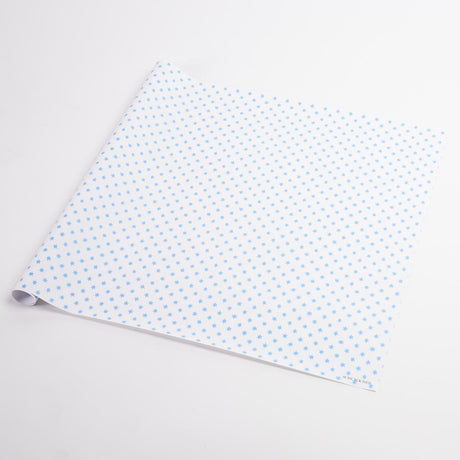 Schumacher Blue 37" x 24" Astral Wrapping Paper