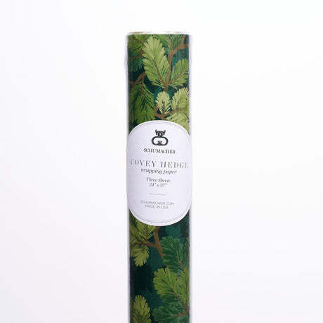 Schumacher Forest 37" x 24" Covey Hedge Wrapping Paper