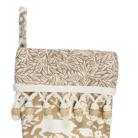 Schumacher Deerfield Stocking Mocha 8" x 24" Pillow