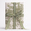 Schumacher Olive 37" x 24" Western Toile Wrapping Paper