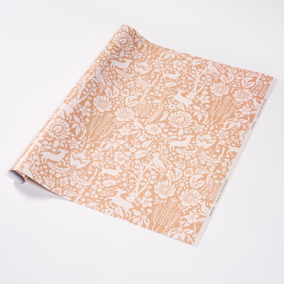 Schumacher Petal 37" x 24" Deerfield Wrapping Paper