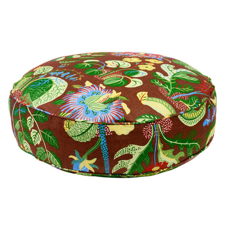 Schumacher Brown 25" x 6" Exotic Butterfly Dog Bed