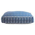 Schumacher Navy 27" x 32" Chevron Dog Bed
