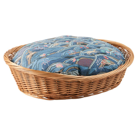 Schumacher Blues 27" x 34" Rolling Hills Dog Bed