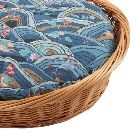 Schumacher Blues 27" x 34" Rolling Hills Dog Bed