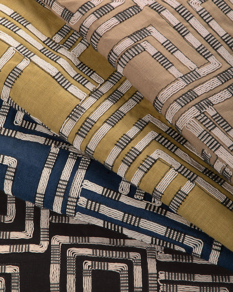 Lee Jofa CIRCUIT EMB BUFF Drapery Fabric