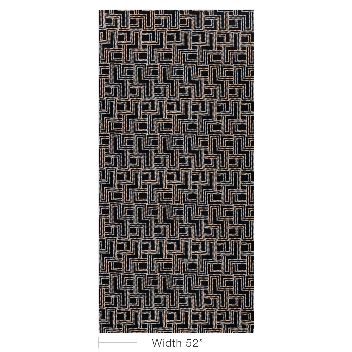 Lee Jofa CIRCUIT EMB NOIR Drapery Fabric